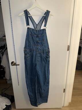 Free People We The Free Ziggy Denim Overalls Size XS